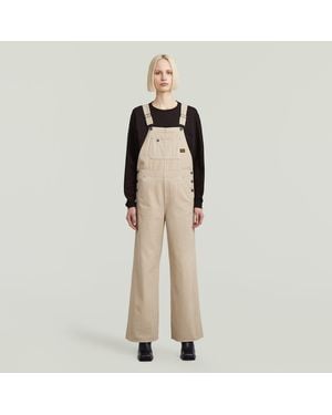G-Star Straight Dungaree - Natur