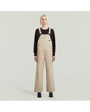 G-Star Straight Tuinbroek - Naturel