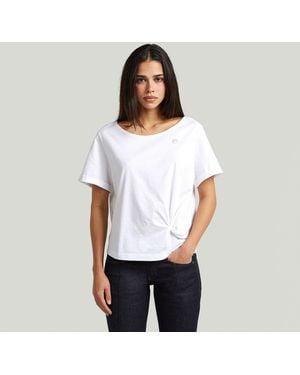 G-Star Knot Top - White