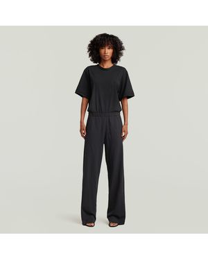 G-Star Jersey Jumpsuit - Zwart