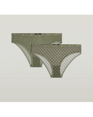 G-Star Mesh Brazilian Brief 2-Pack - Green
