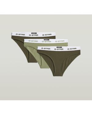G-Star Hipster Brief 3Er-Pack - Grün