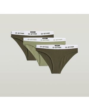 G-Star Hipster Brief 3-Pack - Green