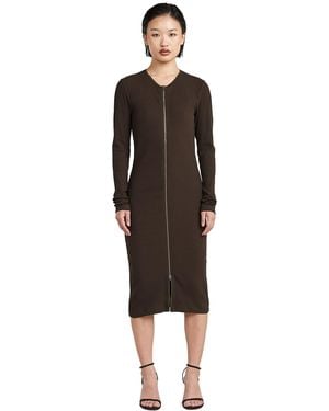 G-Star 2 Way Slim Rib Dress - Brown