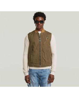 G-Star Duty Canvas Vest - Green