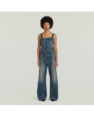 G-Star Bustier 3D Jumpsuit - Blau
