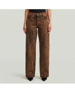 G-Star Judee Low Waist Loose Jeans - Brown
