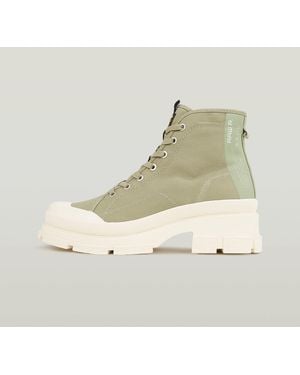 G-Star Aefon Ii Mid Canvas Boots - Green