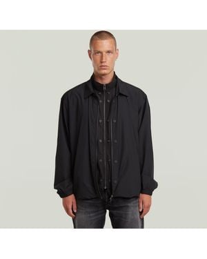 G-Star Hybrid Bomber Jacket - Black