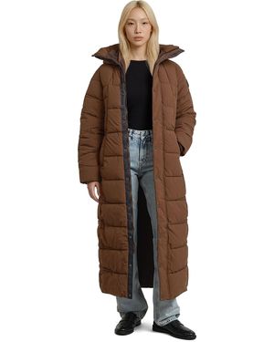 G-Star Whistler Long Puffer - Brown