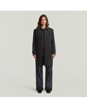G-Star Wool Car Coat - Zwart