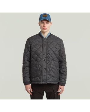 G-Star Lightweight Quilted Padded Jacket - Gray