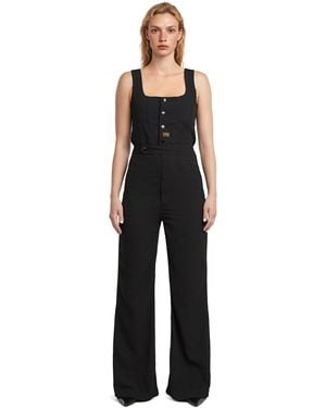 G-Star High Waist Jumpsuit - Black