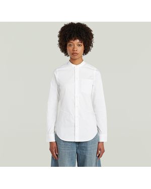 G-Star Slim Poplin Overhemd - Wit
