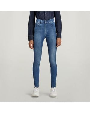 G-Star Shape High Super Skinny Jeans - Blue