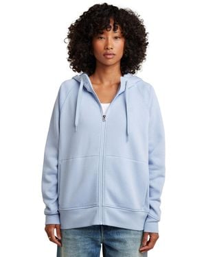 G-Star Premium Core 2.1 Hoodie Zip Thru Sweater - Blue