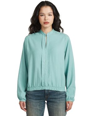 G-Star Stand Up Collar Shirt - Green