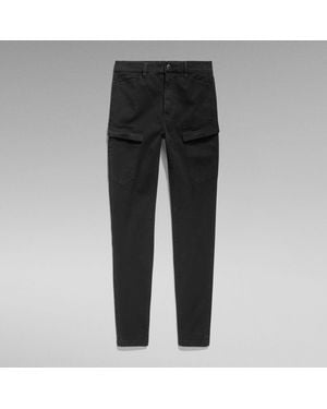 G-Star Kafey Cargo Ultra High Skinny Pants - Black