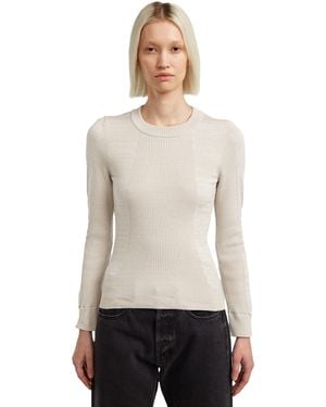 G-Star 3D Biker Knit Slim Knit - White