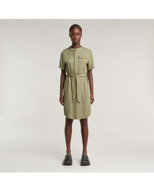 G-Star Belted Dress - Green
