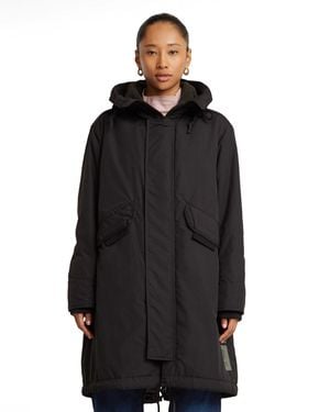 G-Star Hooded Fishtail Parka - Black
