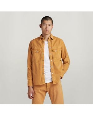 G-Star G-Star Raw Dakota Regular Shirt - Orange