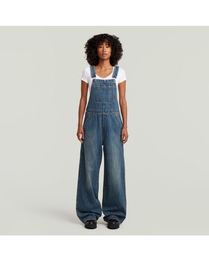 G-Star Straight Leg Tuinbroek - Blauw