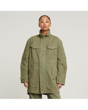 G-Star Overdyed Parka - Green