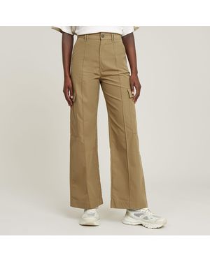 G-Star High Waist Cargo Pants - Natural