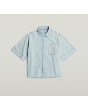 G-Star Chemise Carter One Pocket Denim - Bleu