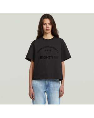 G-Star Multi Graphic Relaxed T-Shirt - Black