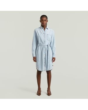 G-Star Shirt Dress Belt - Blue