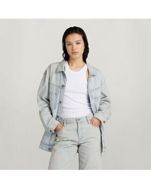 G-Star Oversized Denim Jacket - Gray