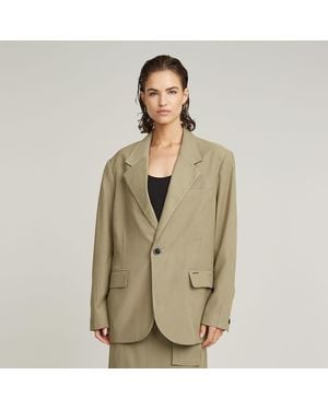 G-Star Big Boyfriend Blazer - Green