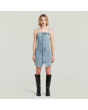 G-Star Kick Bustier Dress - Blue
