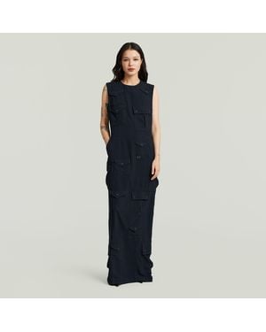G-Star Long Pocket Dress - Blue