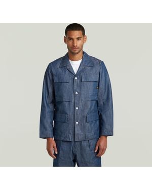 G-Star 4 Pocket Overshirt - Blue
