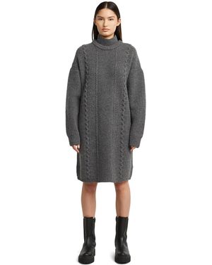 G-Star Cable Knit Dress - Grey
