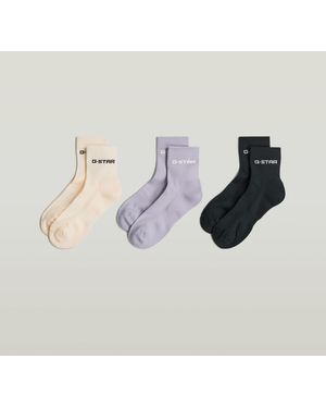 G-Star Anklet Sokken 3 Paar - Meerkleurig