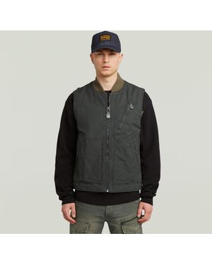 G-Star Duty Canvas Vest - Black