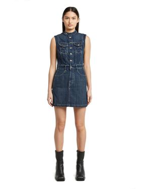 G-Star Moto Slim Dress - Blue