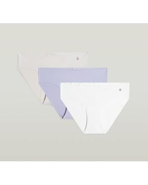 G-Star Hipster No Vpl Brief 3-Pack - White