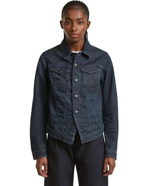 G-Star Pitched Hem Slim Jacket - Blue