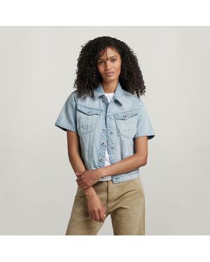 G-Star Arc Jacket Short Sleeve - Blue