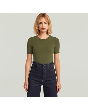 G-Star 2Nd Skin Bodysuit T-Shirt - Green