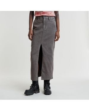 G-Star Midi Pencil Skirt - Gray