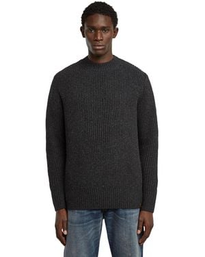 G-Star Essential Ribbed Knit - Black