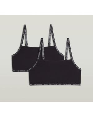 G-Star Strappy Bralette Set Van 2 - Zwart