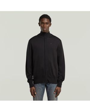 G-Star Premium Core Full Zip Knit - Schwarz