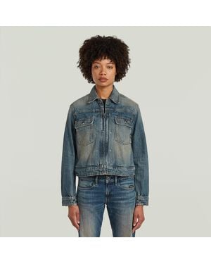 G-Star Shrunken Boxy Jacket - Blue